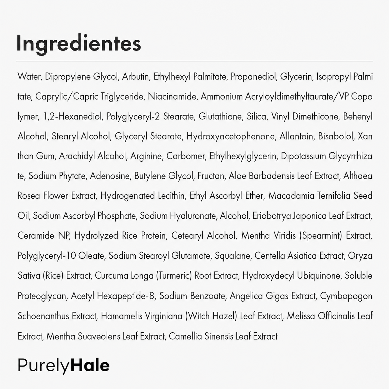 Crema Despigmentante — Arbutina 7% + TXA 4%