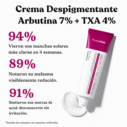 Crema Despigmentante — Arbutina 7% + TXA 4%