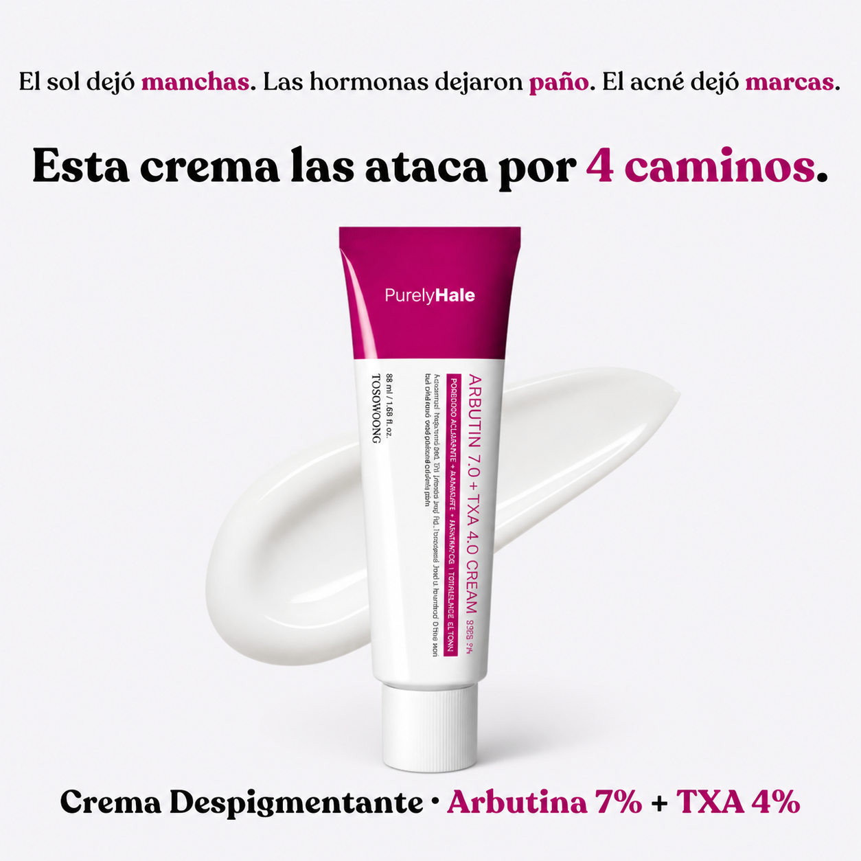 Crema Despigmentante — Arbutina 7% + TXA 4%