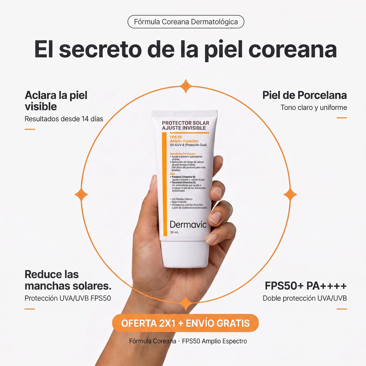 Dermavic Invisible Fit SPF50+