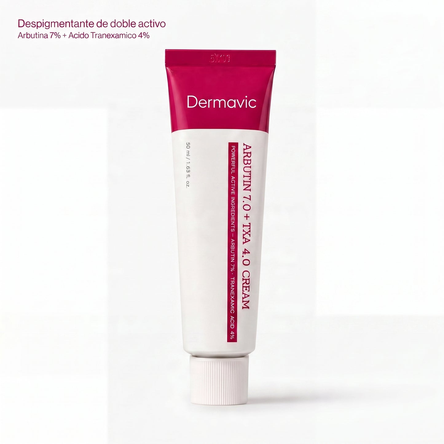 Arbutin 7% + TXA 4% Cream Crema correctora de manchas y paño · Doble activo