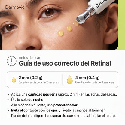 Sérum Reafirmante · Retinal + Péptidos